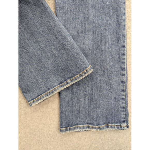 American Eagle Jeans Womens 6 Blue Favorite Boyfriend Stretch Straight Leg Boho - Picture 15 of 16